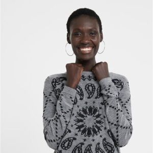 Desigual Paisley Knit Jumper